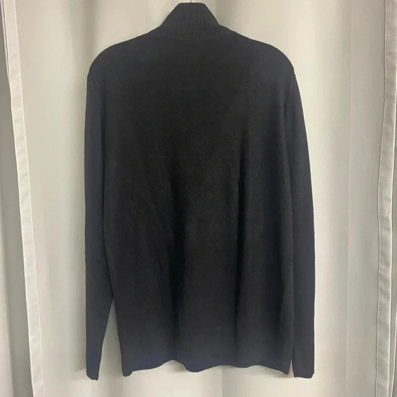 Tricots st Ralph black medium 1/4 zip sweater - Picture 5 of 6